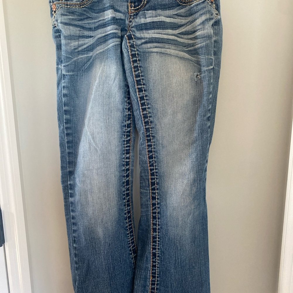 Amethyst Jeans Women's Blue Denim length 27”